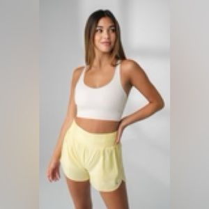 Balance Athletica/Vitality Quest Cross Back Sports Bra in cream
